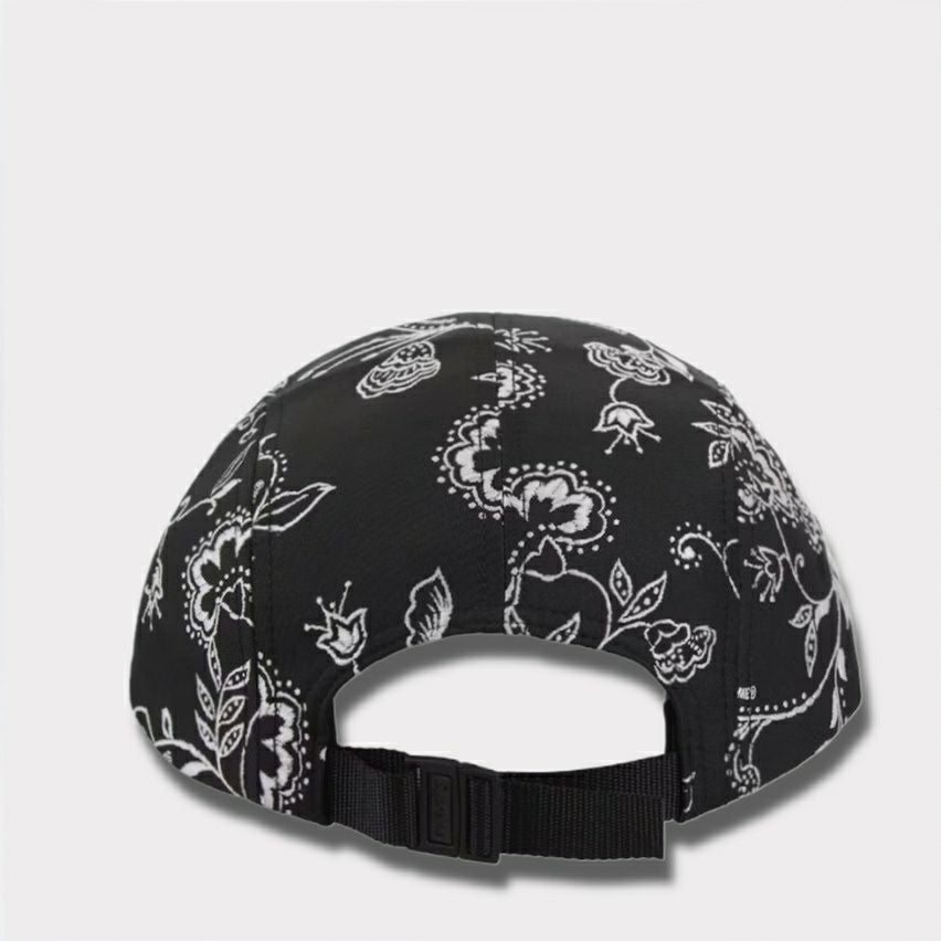 Supreme シュプリーム 2025SS Floral Jacquard Camp Cap フローラルジャガードキャンプキャップ ブラック　黒1