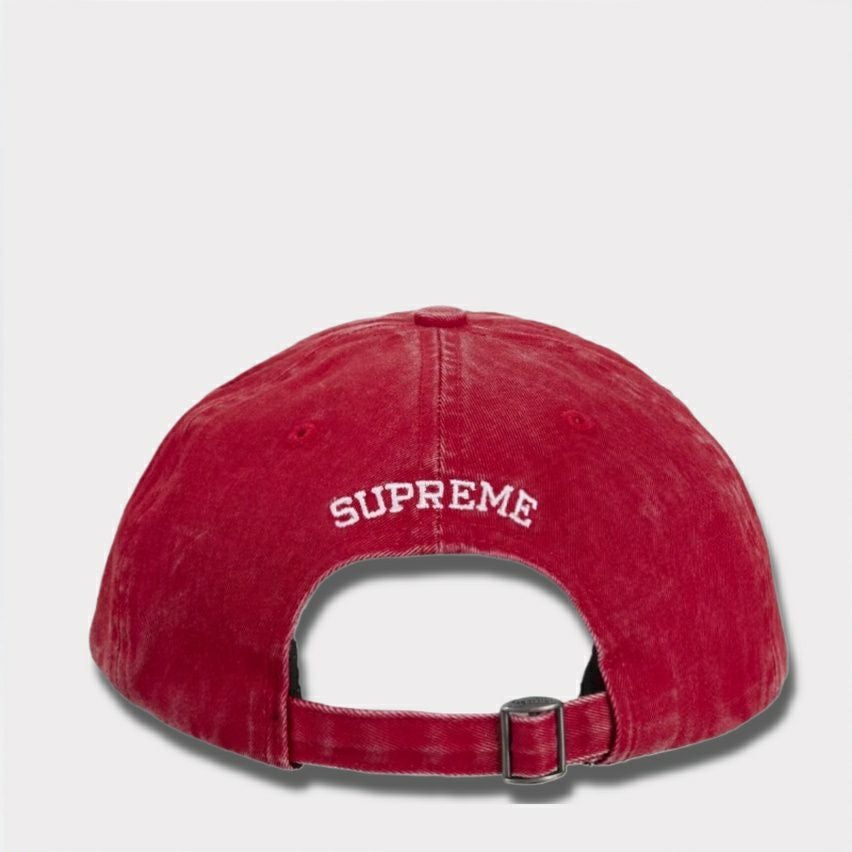 Supreme シュプリーム 2025SS License Plate 6Panel Cap ライセンスプレート6パネルキャップ レッド1