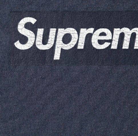 Supreme シュプリーム 2025SS Washed Box Logo Crewneck ウォッシュボックスロゴクルーネック ネイビー 紺2