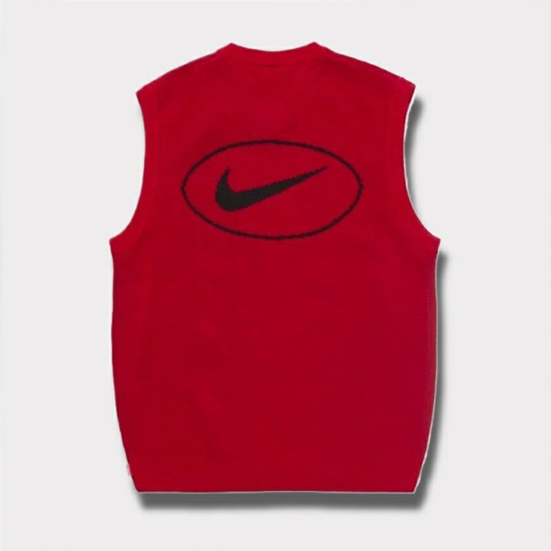 Supreme シュプリーム 2025SS Nike Sweater Vest ナイキセーターベスト レッド 赤