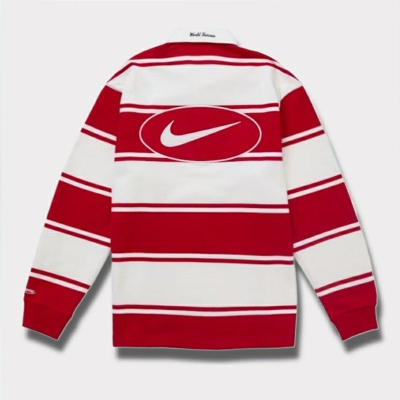 Supreme シュプリーム 2025SS Nike Stripe Rugby ナイキストライプラグビー レッド　赤