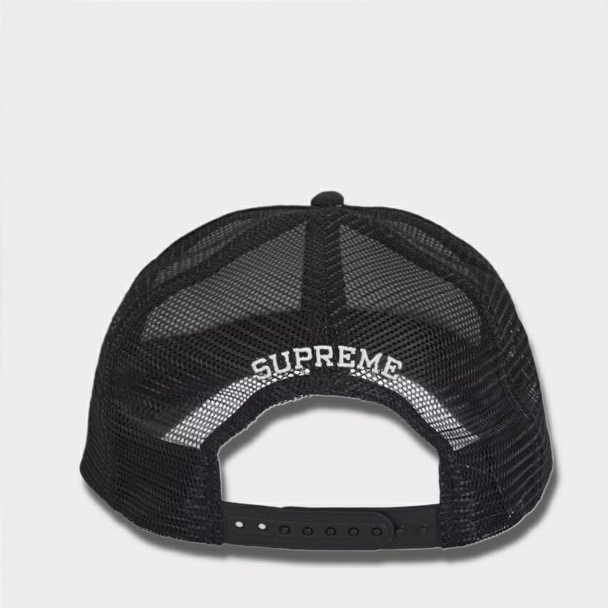 Supreme シュプリーム 2025SS Vaquero Mesh Back 5Panel Cap ヴァケイロメッシュバック5パネルキャップ ブラック　黒1