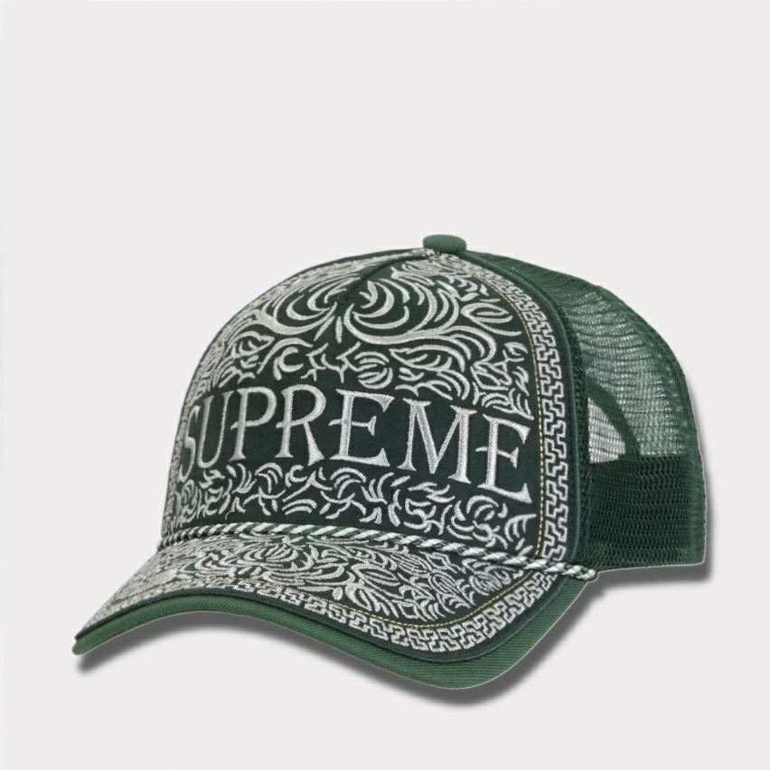  Supreme シュプリーム 2025SS Vaquero Mesh Back 5Panel Cap ヴァケイロメッシュバック5パネルキャップ グリーン　緑