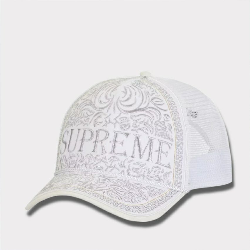 Supreme シュプリーム 2025SS Vaquero Mesh Back 5Panel Cap ヴァケイロメッシュバック5パネルキャップ ホワイト 白