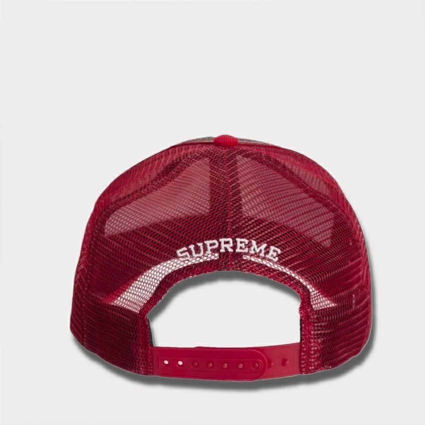 Supreme シュプリーム 2025SS Vaquero Mesh Back 5Panel Cap ヴァケイロメッシュバック5パネルキャップ レッド　赤1