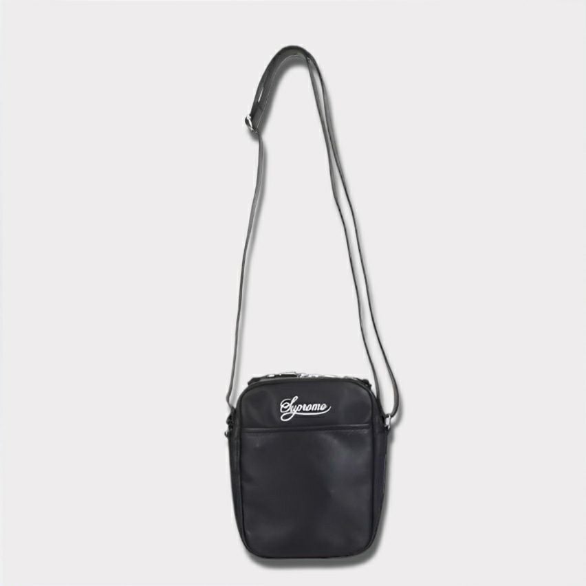 Supreme シュプリーム 2025SS Nike Leather Shoulder Bag ナイキレザーショルダーバッグ ブラック　黒1
