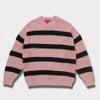 Supreme シュプリーム 2025SS Loose Gauge Stripe Small Box Sweater ルースガーゼストライプスモールボックスセーター ピンク