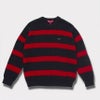 Supreme シュプリーム 2025SS Loose Gauge Stripe Small Box Sweater ルースガーゼストライプスモールボックスセーター ネイビー