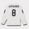 Supreme シュプリーム 2025SS Affiliated L/S Football Top アフィリエイトロングスリーブトップ Tシャツ ホワイト 白2