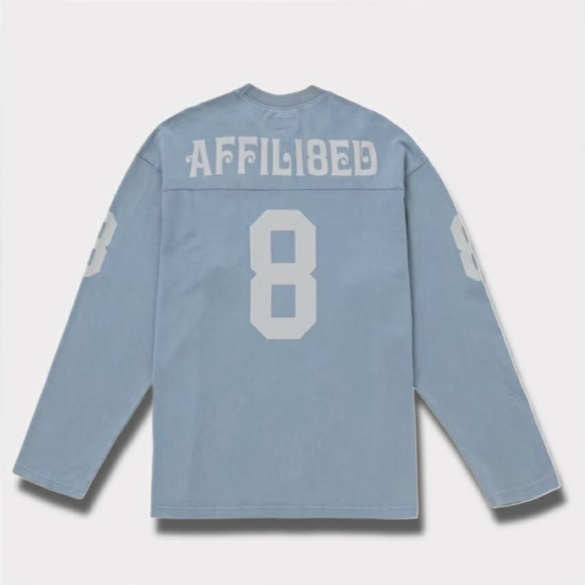 Supreme シュプリーム 2025SS Affiliated L/S Football Top アフィリエイトロングスリーブトップ Tシャツ スレート1