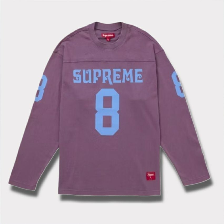 Supreme シュプリーム 2025SS Affiliated L/S Football Top アフィリエイトロングスリーブトップ Tシャツ ダスティーパープル