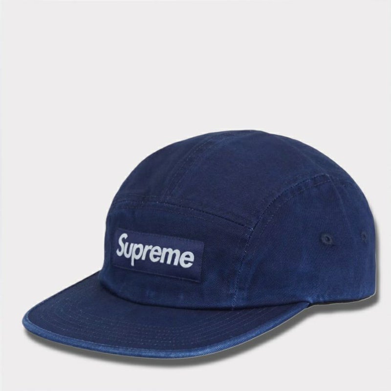 Supreme シュプリーム 2025SS Washed Chino Twill Camp Cap ウォッシュチノツイルキャンプキャップ インディゴ