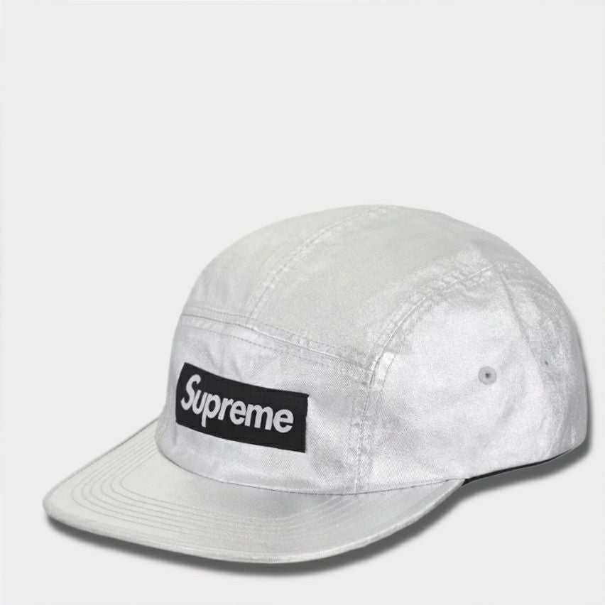 Supreme シュプリーム 2025SS Washed Chino Twill Camp Cap ウォッシュチノツイルキャンプキャップ シルバー