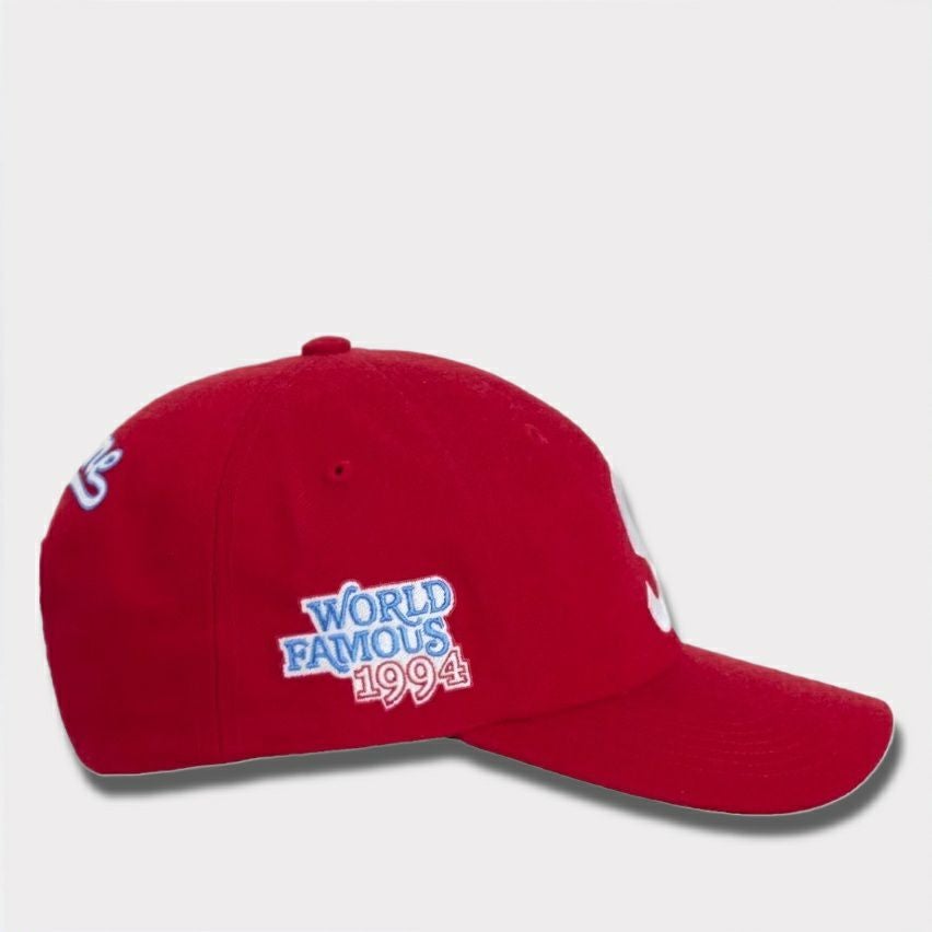 Supreme シュプリーム 2025SS World Famous S Logo 6Panel Cap ワールドフェイマスSロゴ6パネルキャップ レッド　赤1