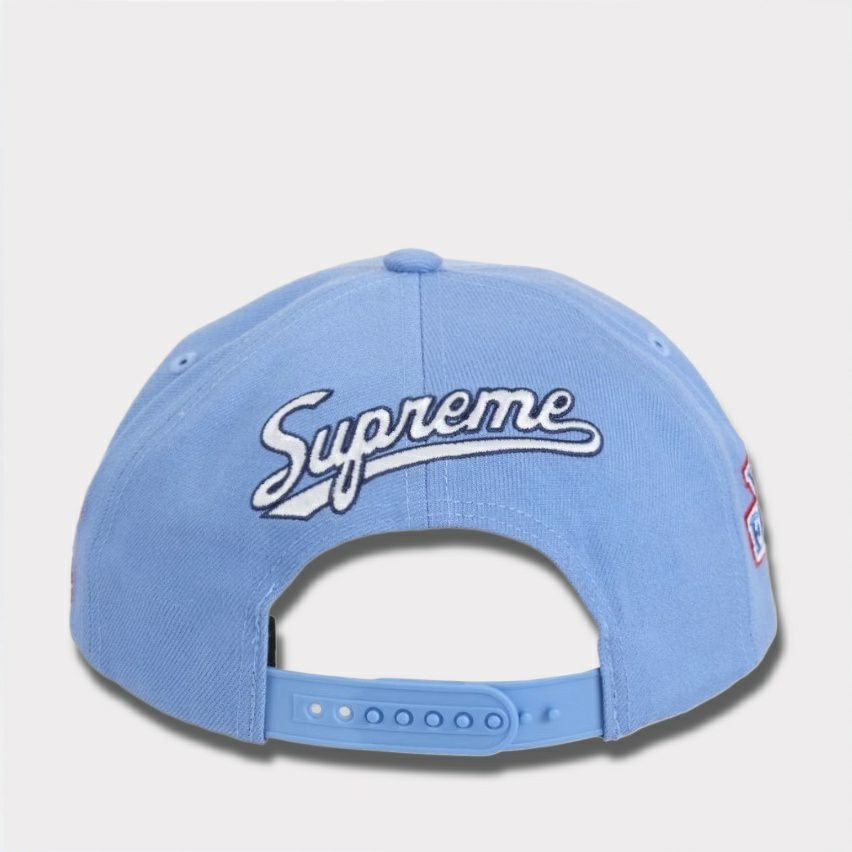 Supreme シュプリーム 2025SS World Famous S Logo 6Panel Cap ワールドフェイマスSロゴ6パネルキャップ ライトブルー1