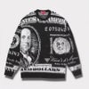 Supreme シュプリーム 2025SS Money Sweater マニーセーター ブラック　黒