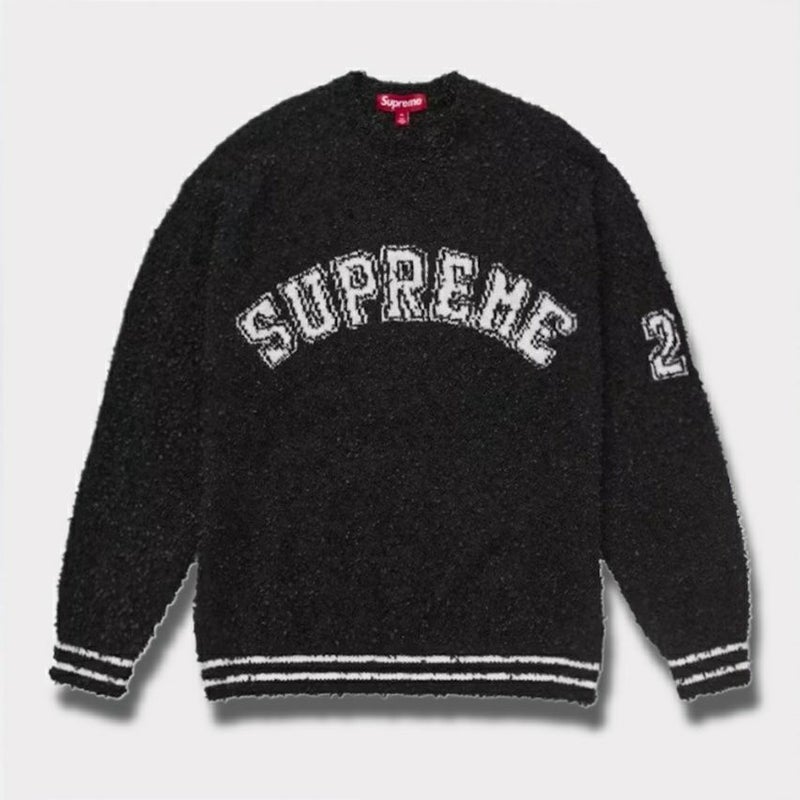 Supreme シュプリーム 2025SS Textured Arc Sweater テクスチャードアークセーター ブラック 黒