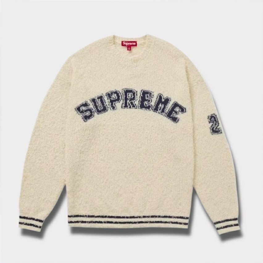 Supreme シュプリーム 2025SS Textured Arc Sweater テクスチャードアークセーター クリーム