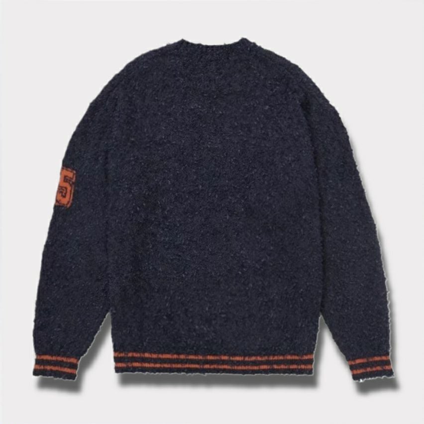  Supreme シュプリーム 2025SS Textured Arc Sweater テクスチャードアークセーター ネイビー1