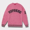 Supreme シュプリーム 2025SS Textured Arc Sweater テクスチャードアークセーター ピンク