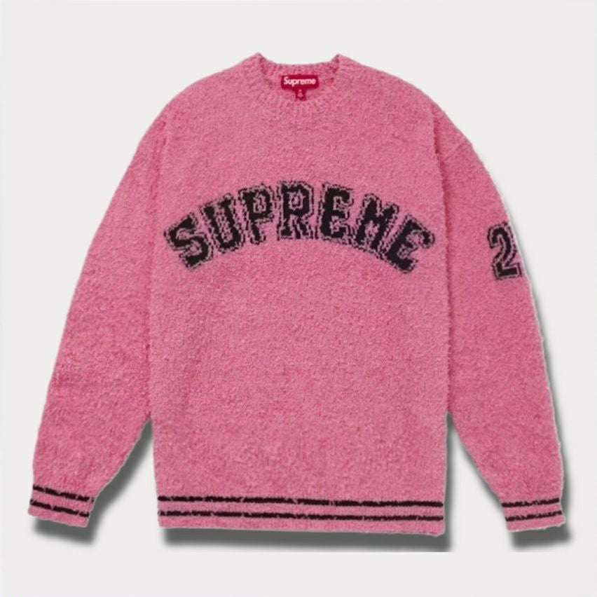 Supreme シュプリーム 2025SS Textured Arc Sweater テクスチャードアークセーター ピンク