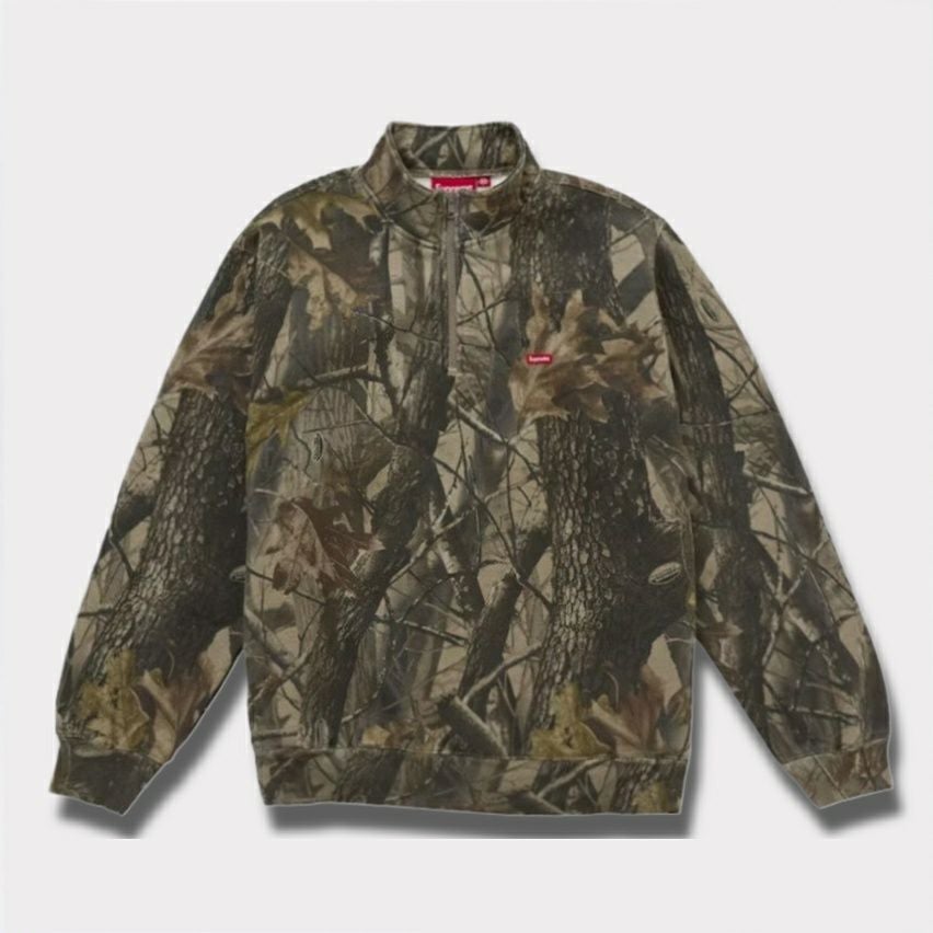 Supreme シュプリーム 2025SS Small Box Half Zip Pullover スモールボックスハーフジッププルオーバー リアルツリー