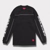 Supreme シュプリーム 2025SS Paneled piping L/S Top パネルパイピングロングスリーブトップ Tシャツ ブラック　黒