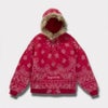 Supreme シュプリーム 2025SS Bandana Jacquard Denim Hooded Work Jacket バンダナジャガードデニムフードワークジャケット　レッド