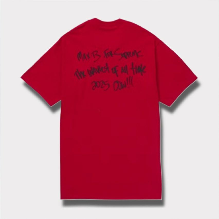 Supreme シュプリーム 2025SS Max B Tee マックスB Tシャツ レッド1