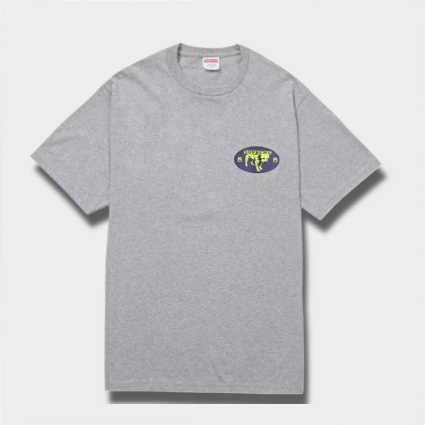 Supreme シュプリーム 2025SS Dalmatian Tee ダルメシアンTシャツ ヘザーグレー 灰2