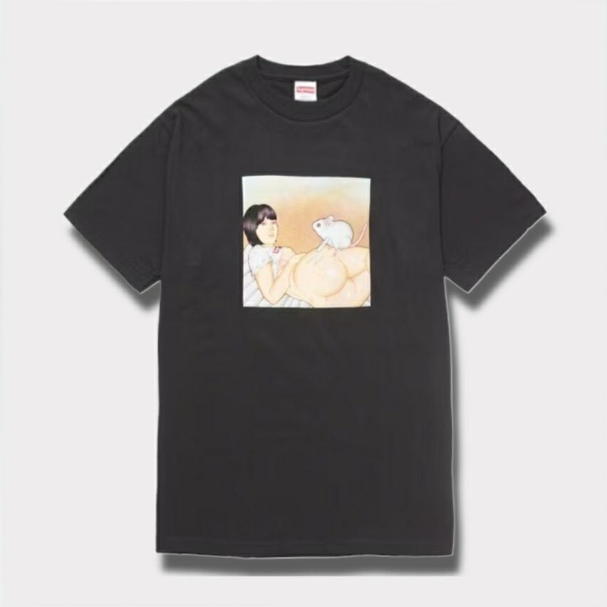  Supreme シュプリーム 2025SS Mouse Tee マウスTシャツ ブラック 黒