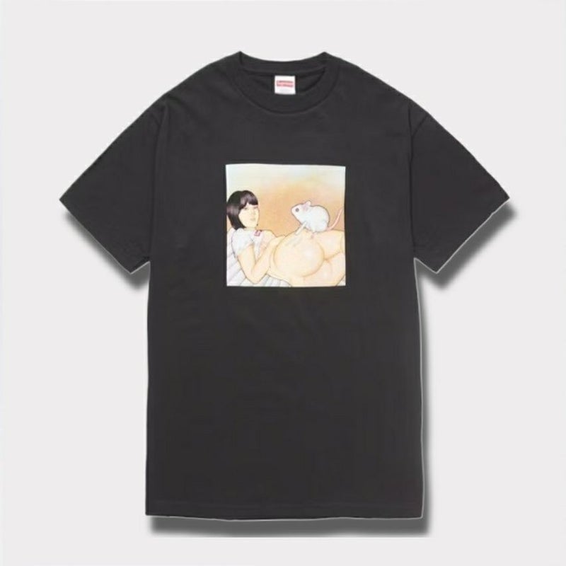  Supreme シュプリーム 2025SS Mouse Tee マウスTシャツ ブラック 黒