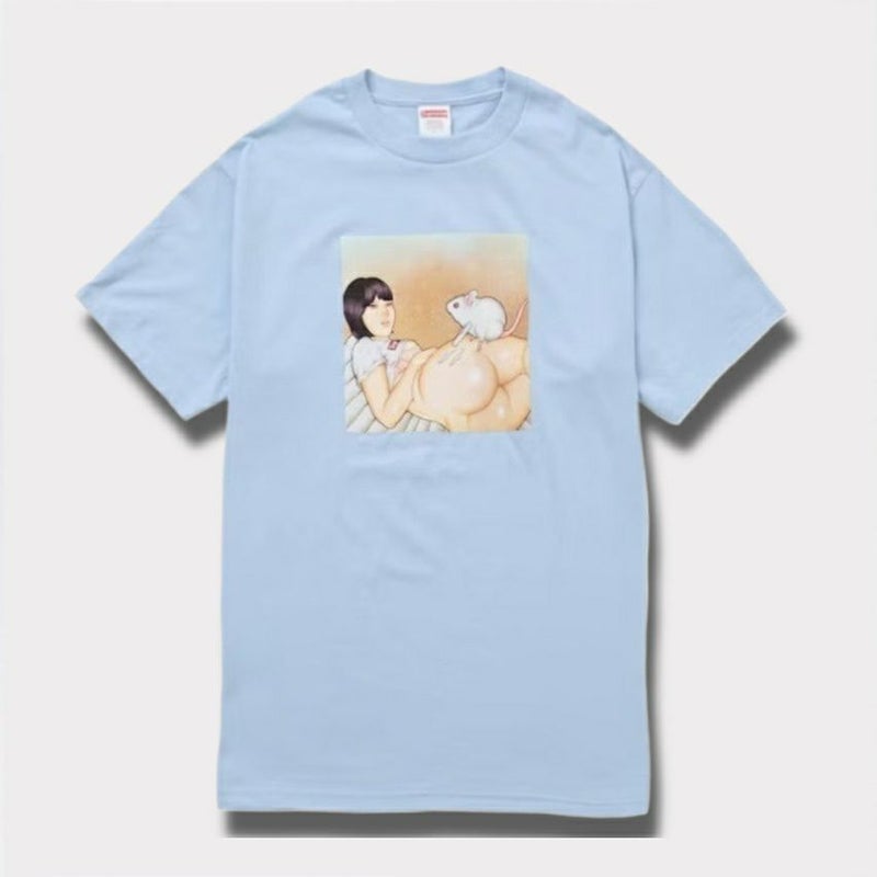 Supreme シュプリーム 2025SS Mouse Tee マウスTシャツ パウダーブルー