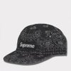 Supreme シュプリーム 2025SS Bandana Jacquard Denim Camp Cap バンダナジャガードデニムキャンプキャップ ブラック 黒