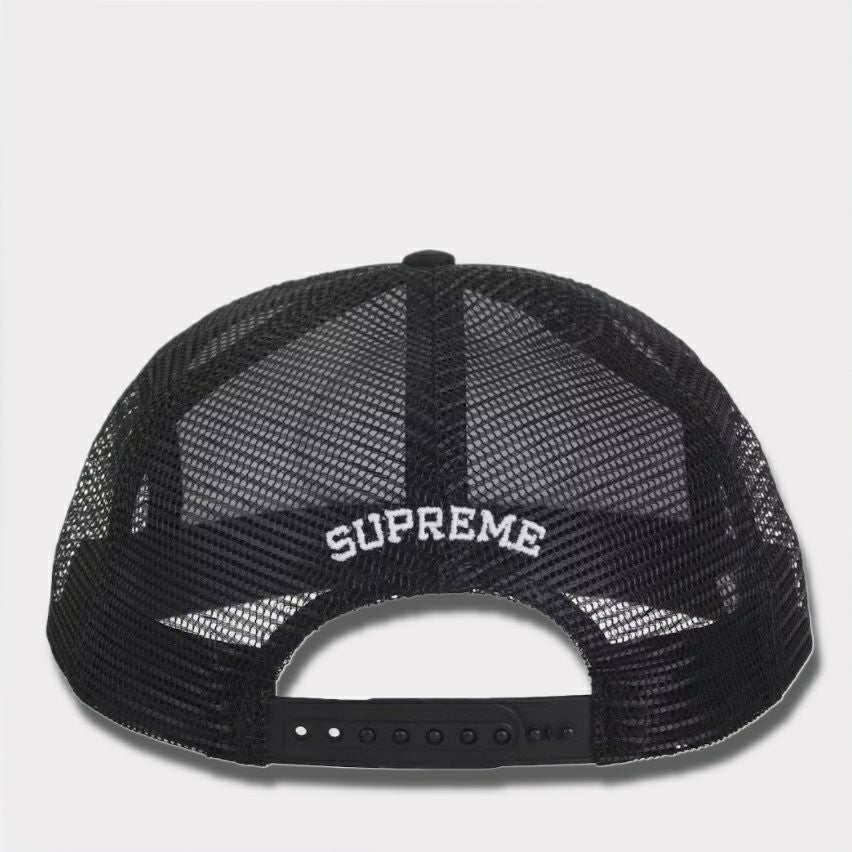 Supreme シュプリーム 2025SS Authorized Mesh Back 5Panel Cap オーソライズメッシュバック5パネルキャップ ブラック 黒1