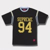 Supreme シュプリーム 2025SS Split S/S Football Top スプリットショートスリーブフットボールトップ Tシャツ ブラック 黒