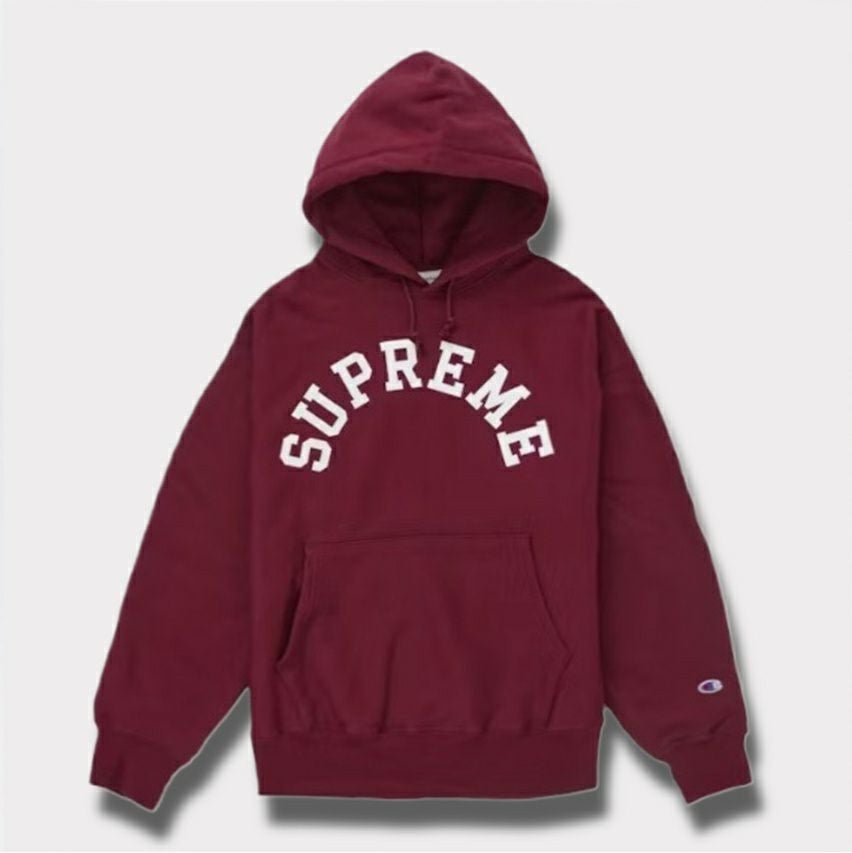 Supreme シュプリーム 2025SS Champion Hooded Sweatshirt チャンピオンフードパーカー カーディナル