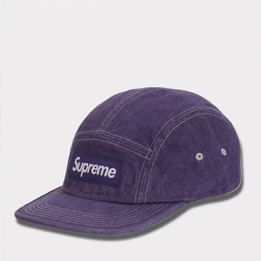 Supreme シュプリーム 2025SS Denim Camp Cap デニムキャンプキャップ　パープル
