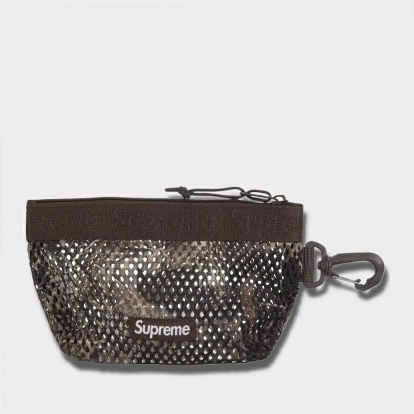 Supreme シュプリーム 2025SS Mesh Mini Pouch メッシュミニポーチ　トゥルーティンバー