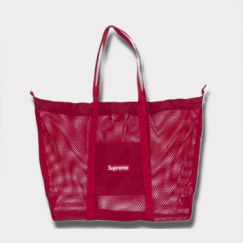  Supreme シュプリーム 2025SS Mesh Tote Bag メッシュトートバッグ レッド 赤