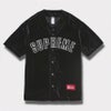 Supreme シュプリーム 2025SS Velvet Baseball Jersey ベルベットベースボールジャージー　ブラック 黒