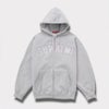 Supreme シュプリーム 2025SS B.B. Simon Zip Up Hooded Sweatshirt　ビービーサイモンジップアップフードスウェットパーカー　ヘザーグレー