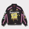  Supreme シュプリーム 2025SS SpongeBob SquarePants Jeff Hamilton Racing Jacket スポンジボブスクエアパンツジェフハミルトンレーシングジャケット　ブラック 黒