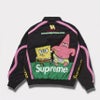  Supreme シュプリーム 2025SS SpongeBob SquarePants Jeff Hamilton Racing Jacket スポンジボブスクエアパンツジェフハミルトンレーシングジャケット　ブラック 黒1
