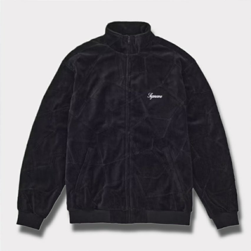 Supreme シュプリーム 2025SS Patchwork Velour Track Jacket パッチ 