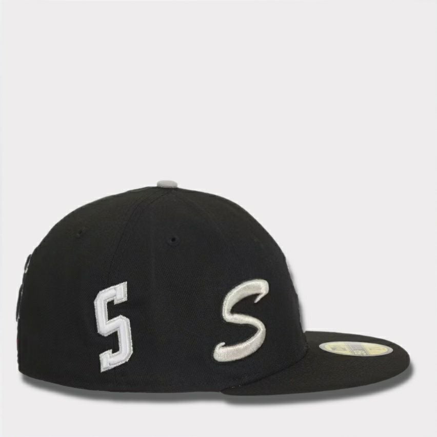  Supreme シュプリーム 2025SS Multi S Logo New Era Cap マルチSロゴニューエラキャップ ブラック 黒1