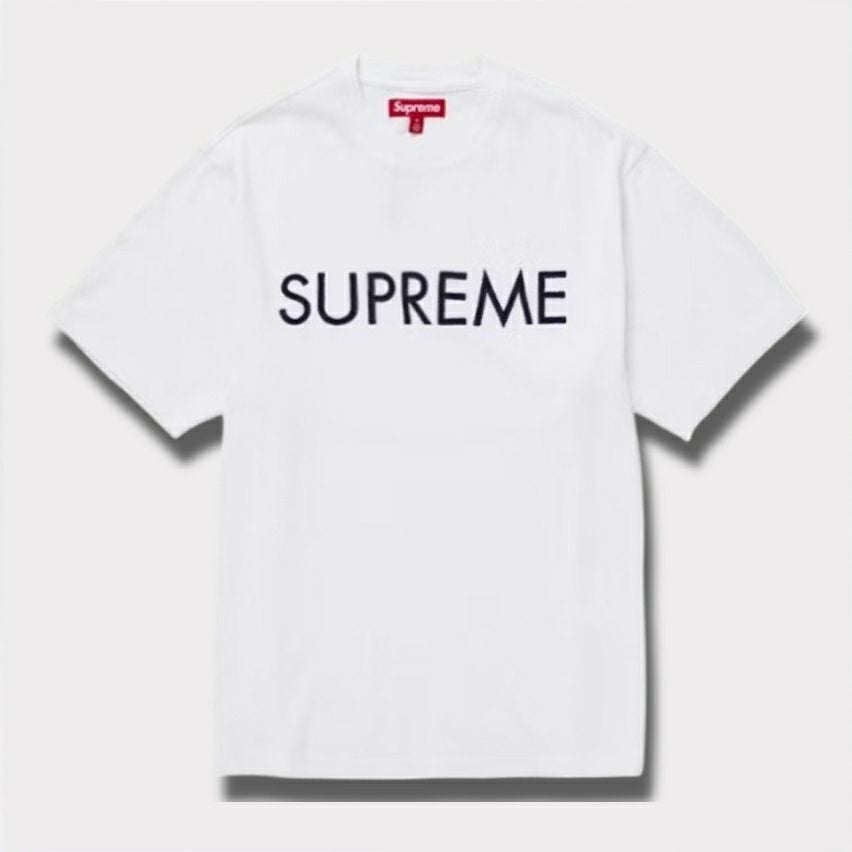 Supreme シュプリーム 2025SS Capital S/S Top　キャピタルショートスリーブ トップTシャツ ホワイト