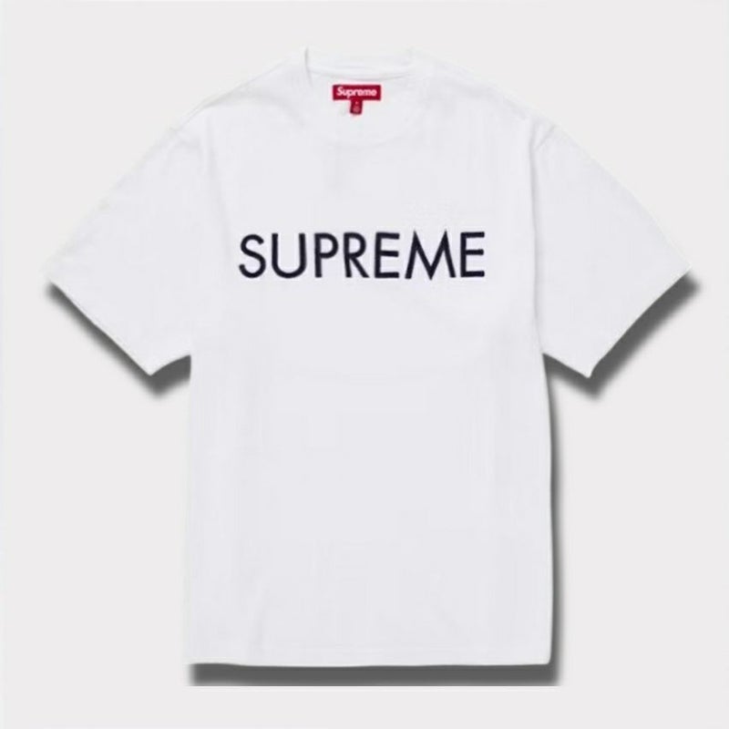 Supreme シュプリーム 2025SS Capital S/S Top　キャピタルショートスリーブ トップTシャツ ホワイト
