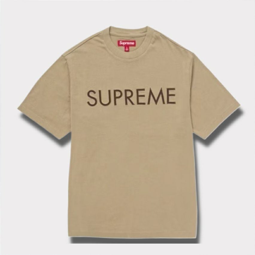 Supreme シュプリーム 2025SS Capital S/S Top　キャピタルショートスリーブ トップTシャツ ダークタン