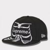 Supreme シュプリーム 2025SS Bones Box Logo New Era Cap ボーンズニューエラキャップ ブラック 黒